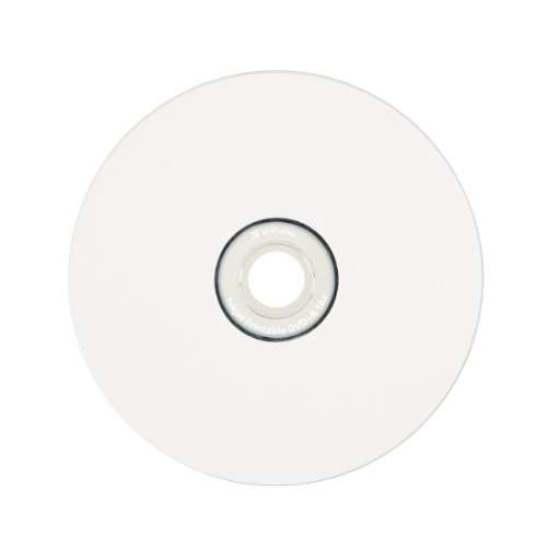Verbatim DVD+R |7GB 16X White Inkjet Printable for Home Users - Bulk Spindle Pack