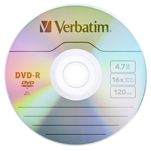 Verbatim 96525 100 Pack 16X DVD-R High-Durability Data Storage for Home Users
| Verbatim 96525 100 Pack 16X DVD-R Rewri